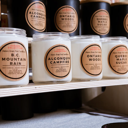 Ontario Woods : bougie en cire de soja avec mèche en bois 8oz