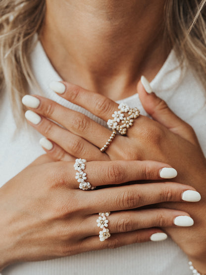 La collection de bagues Daisy Chain