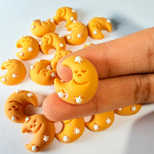 Sleeping Moon Charms for DIY Crafts