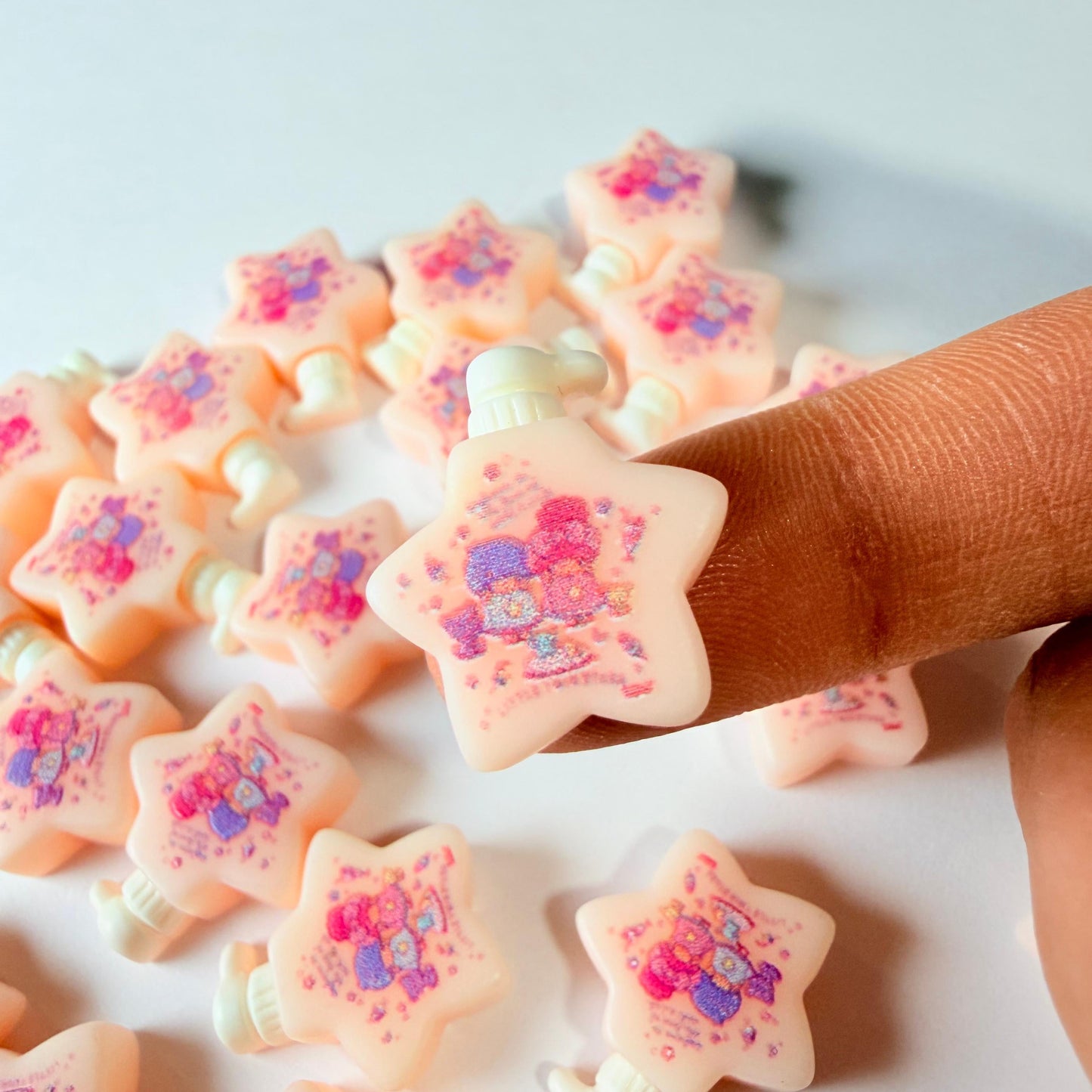 Breloques de savon en forme d'étoiles jumelles pour loisirs créatifs