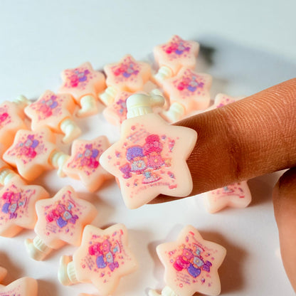 Breloques de savon en forme d'étoiles jumelles pour loisirs créatifs