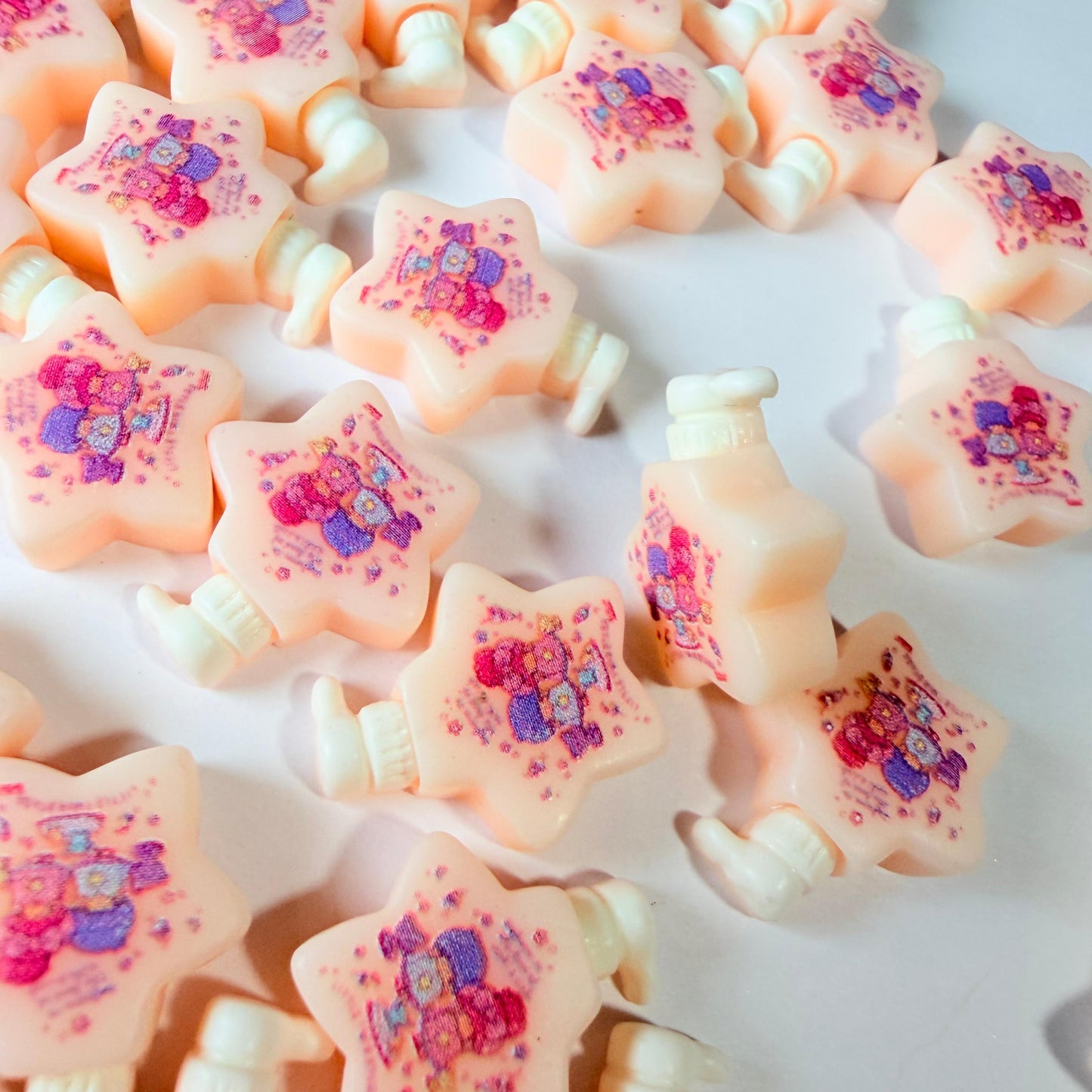 Breloques de savon en forme d'étoiles jumelles pour loisirs créatifs