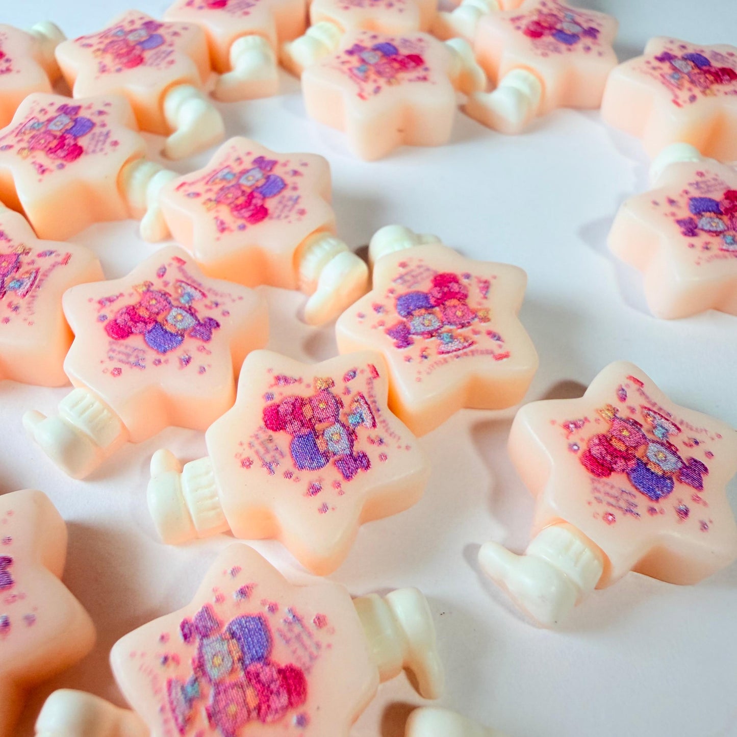 Breloques de savon en forme d'étoiles jumelles pour loisirs créatifs