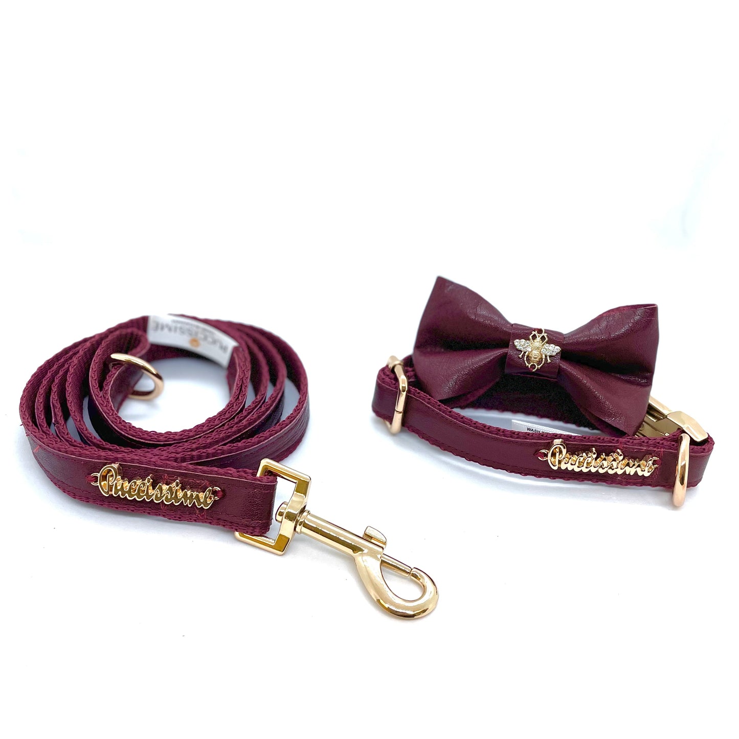 Collier en vin rouge