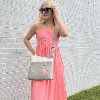 Sac bandoulière Pivoine