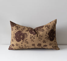 Thalassa | Housse de coussin décorative fleurie style vintage