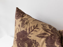 Thalassa | Housse de coussin décorative fleurie style vintage