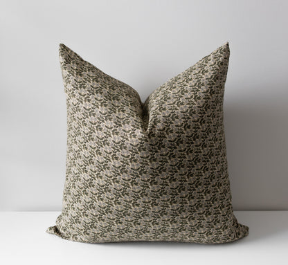 Serein | Housse de coussin à fleurs