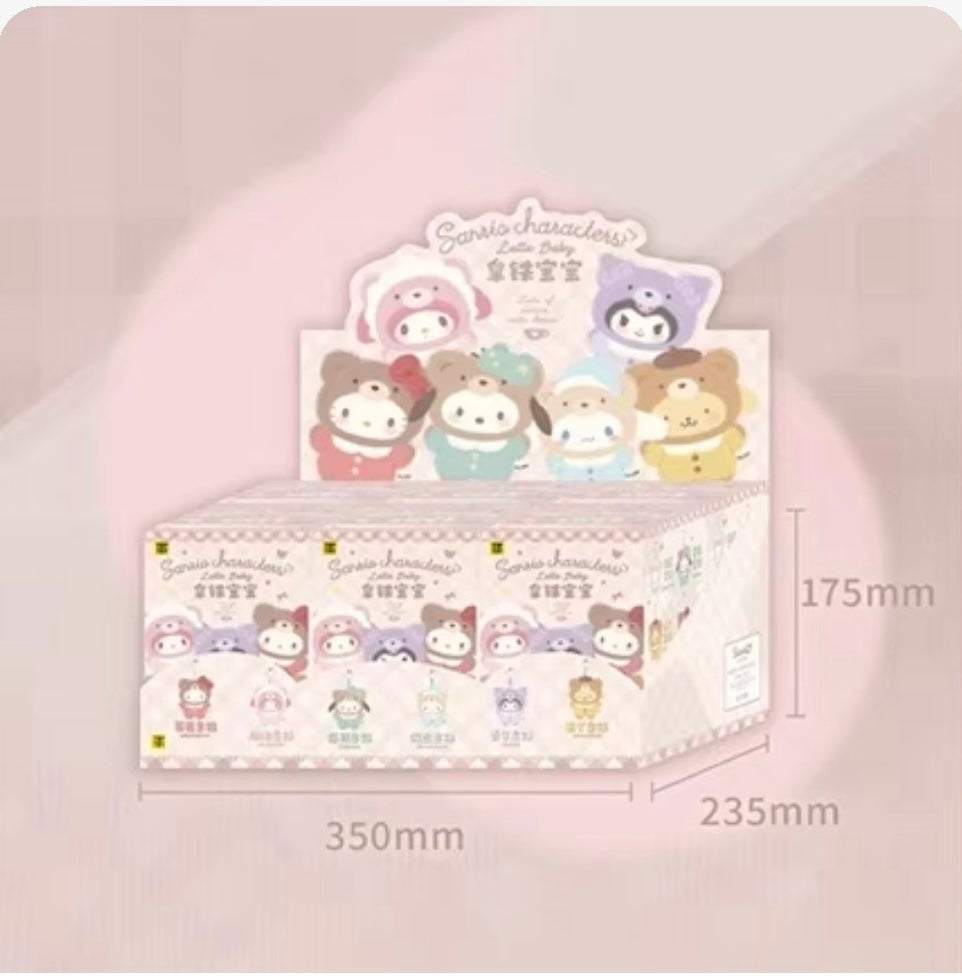 Boîte surprise en vinyle Peluche Bébé Latte Sanrio