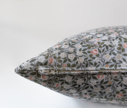 Sophia | Blue Floral Pillow Cover