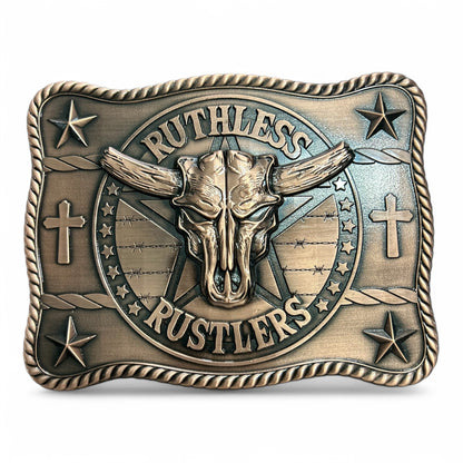 Boucle de ceinture Ruthless Rustlers Marshal | Cuivre antique