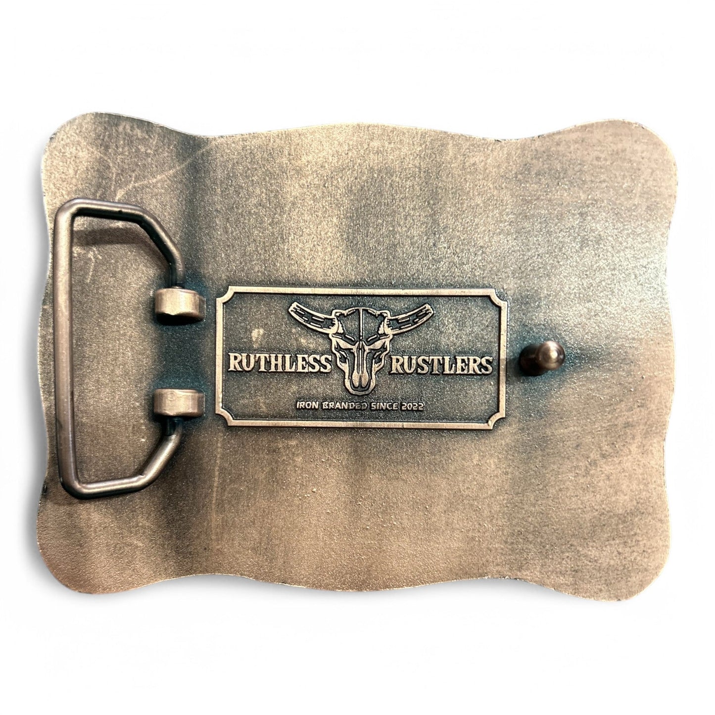Boucle de ceinture Ruthless Rustlers Marshal | Cuivre antique