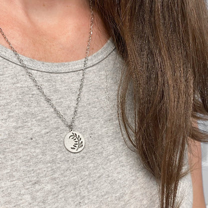 FOUGÈRE | Collier en acier inoxydable