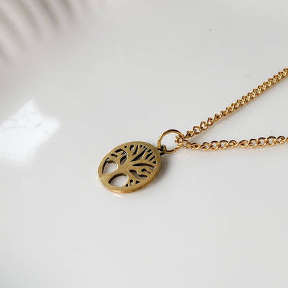 ARBRE DE VIE | Collier en acier inoxydable