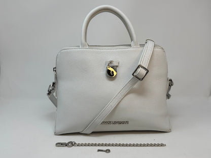 Sac à main en cuir blanc | Miranda