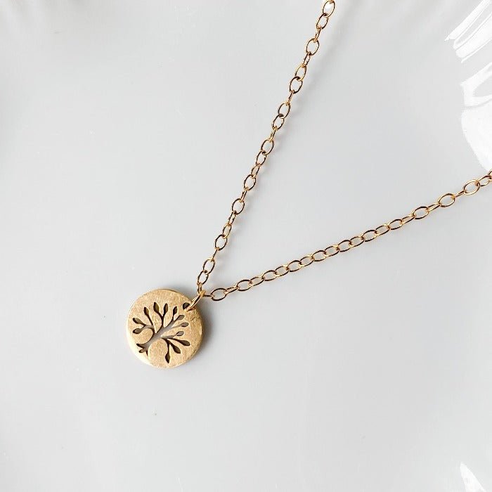 FORÊT | Collier en acier inoxydable doré