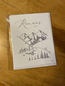 Qualités invisibles (Romains 1:20) | Carte de vœux Gros plan