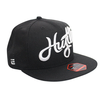 Hustle - T.O. - Casquette Snapback Blanche et Noire The Cap Guys TCG / Inspired Exclusives