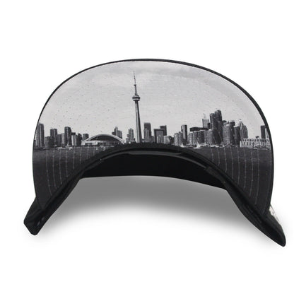 Hustle - T.O. - Casquette Snapback Blanche et Noire The Cap Guys TCG / Inspired Exclusives