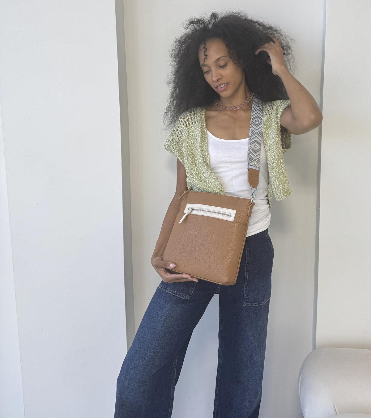 Sac bandoulière transformable Jesse