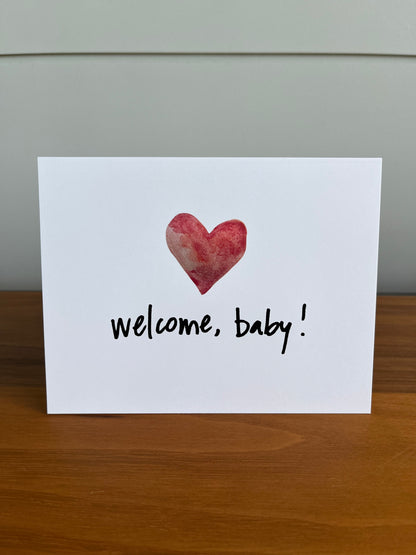 Bienvenue Bébé | Carte de vœux