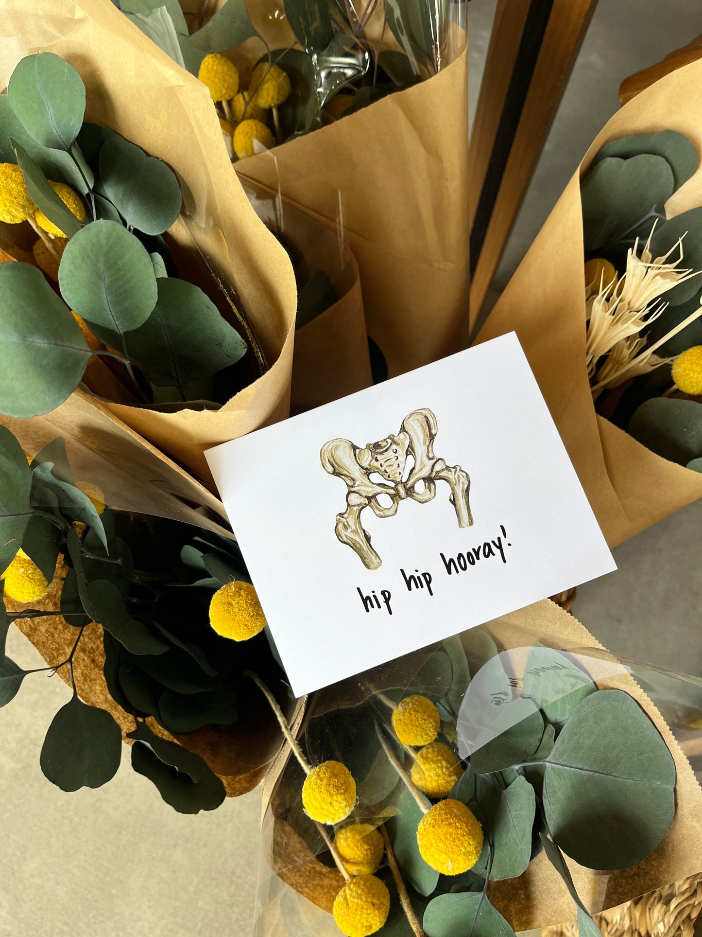 Hip Hip Hourra | Carte de Vœux Blague de Papa Punn-tastique