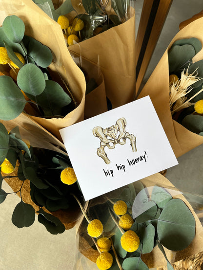 Hip Hip Hourra | Carte de Vœux Blague de Papa Punn-tastique