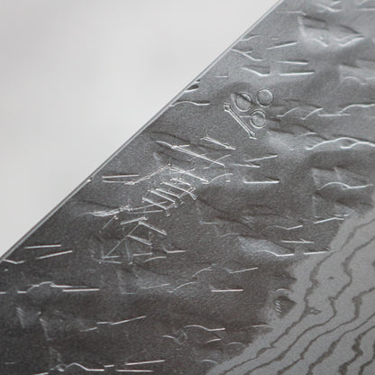 Nigara Hamono Tsuchime Damascus Santoku 170 mm