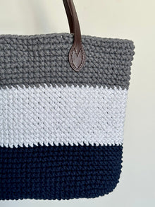 Striped Crochet Bag👜