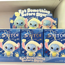 Porte-clés en peluche vinyle Stitch "Manger quelque chose avant de dormir" Boîte surprise Pendentif