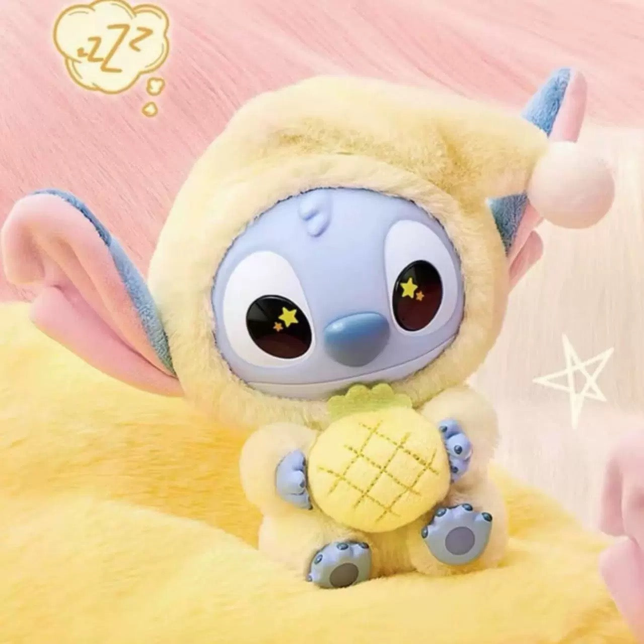 Stitch "Eat Something before Sleep" Series Vinyl plush keychain Blind Box Pendant
