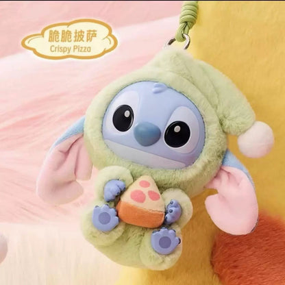 Stitch "Eat Something before Sleep" Series Vinyl plush keychain Blind Box Pendant