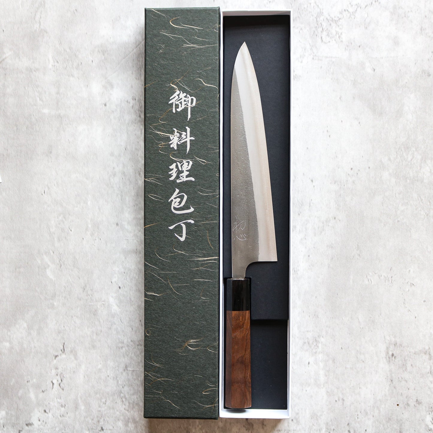 Hatsukokoro Yoshikane Nashiji SKD Gyuto 240 mm