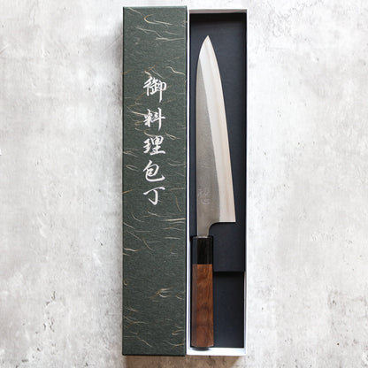 Hatsukokoro Yoshikane Nashiji SKD Gyuto 240 mm