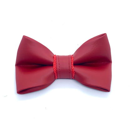 Nœud papillon rouge cerise