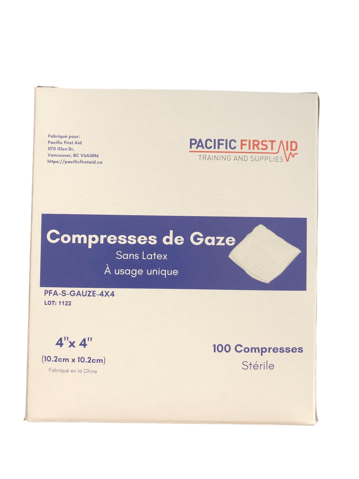 Sterile Gauze Pad 3"x 3" & 4"x 4"