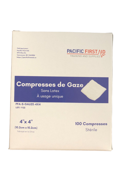 Sterile Gauze Pad 3"x 3" & 4"x 4"