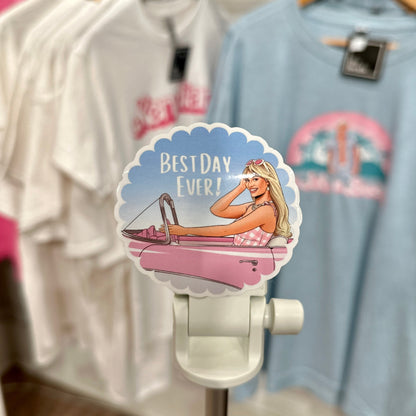 Best Day Ever Barbie Sticker