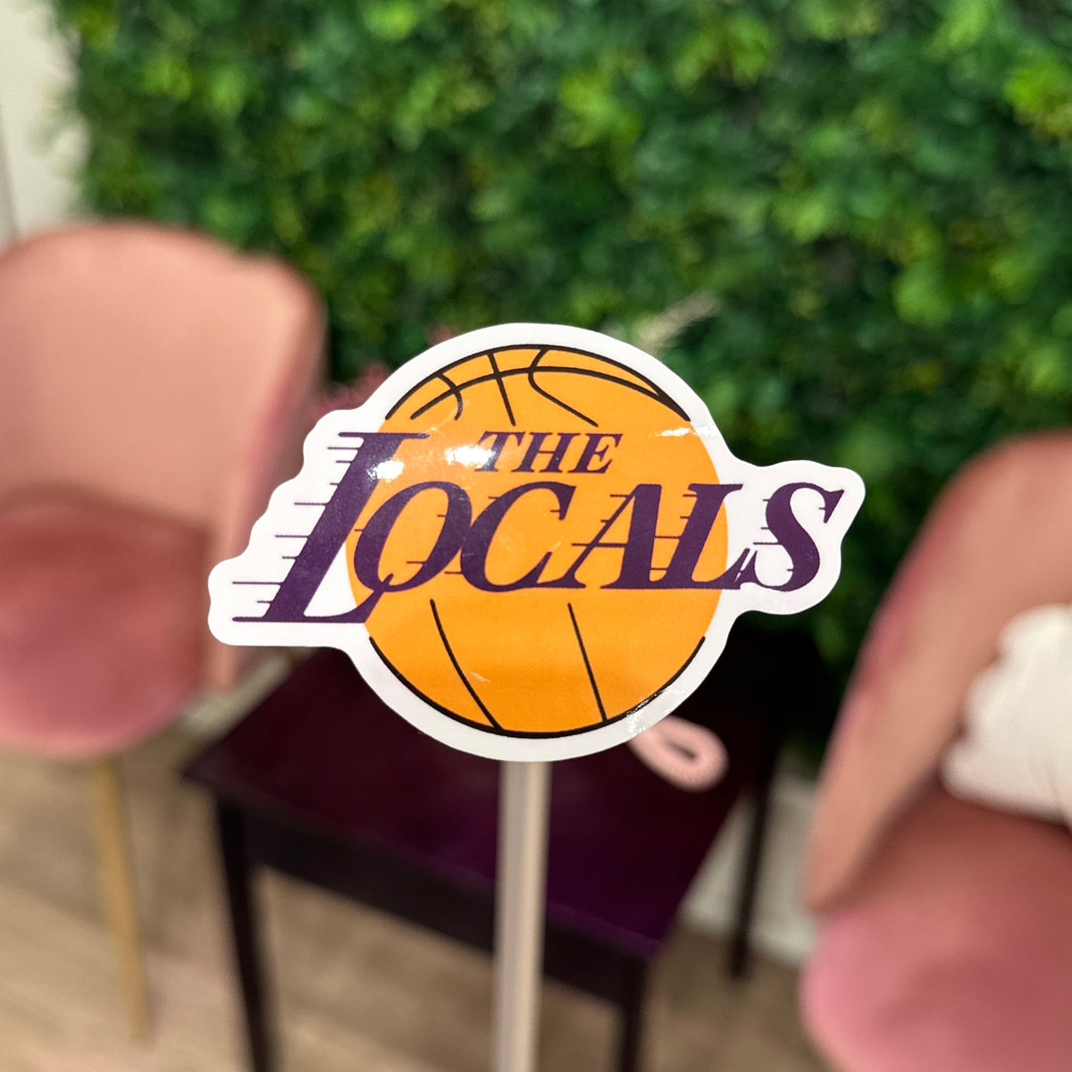 The Locals Basketball Sticker