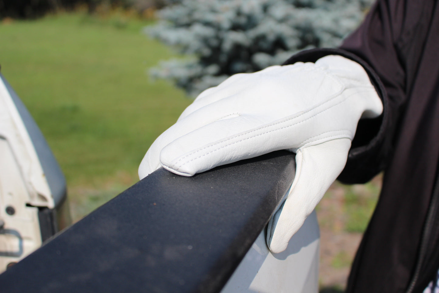 Gant non doublé GOAT-EE Drivers blanc (ÉDITION BOPO)