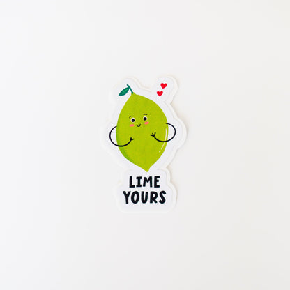 Lime Yours Sticker