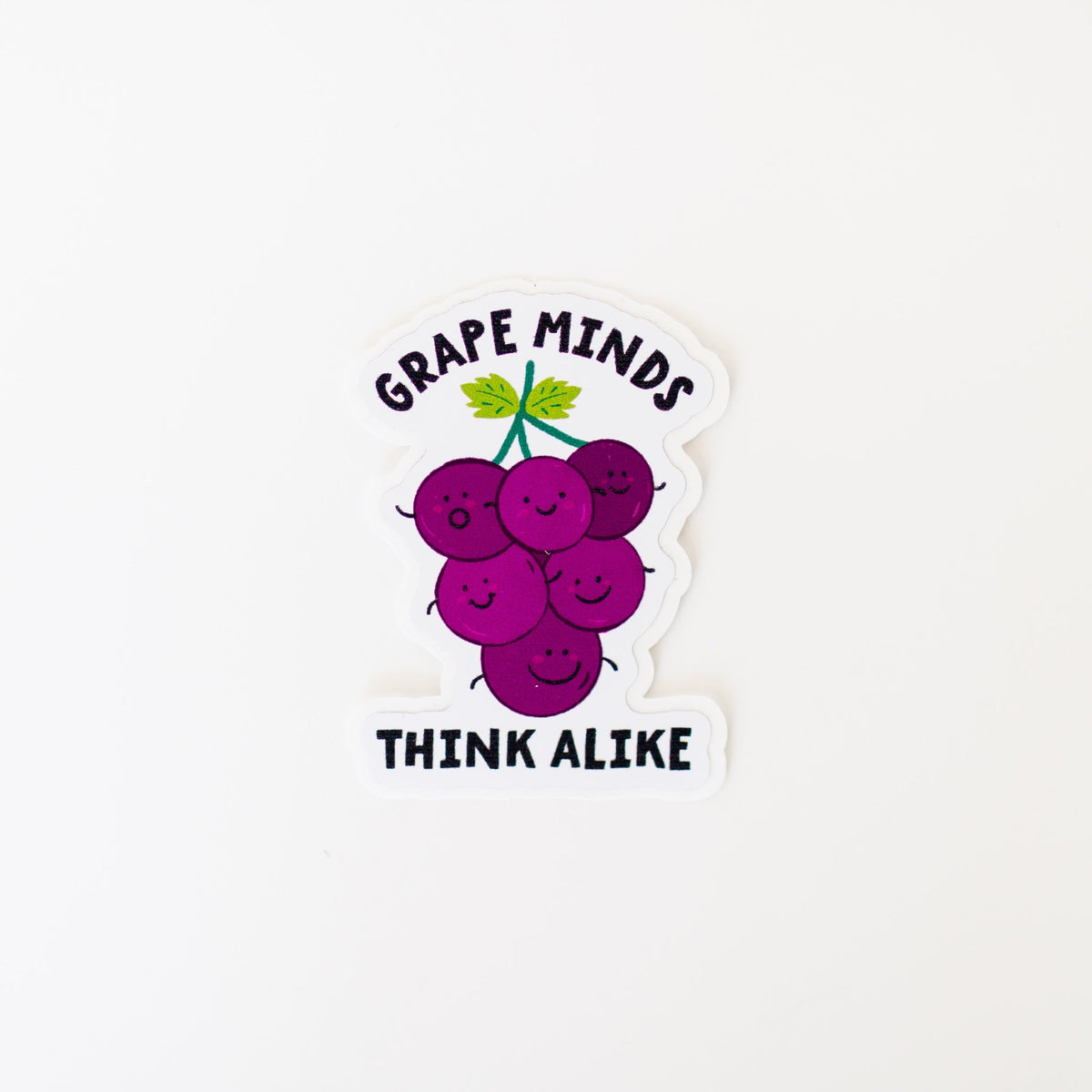 Grape Minds Think Alike Sticker