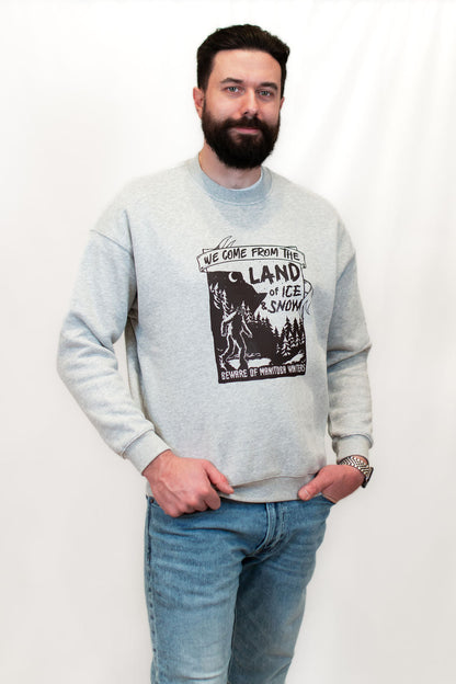 Manitoba Land of Ice and Snow Crewneck
