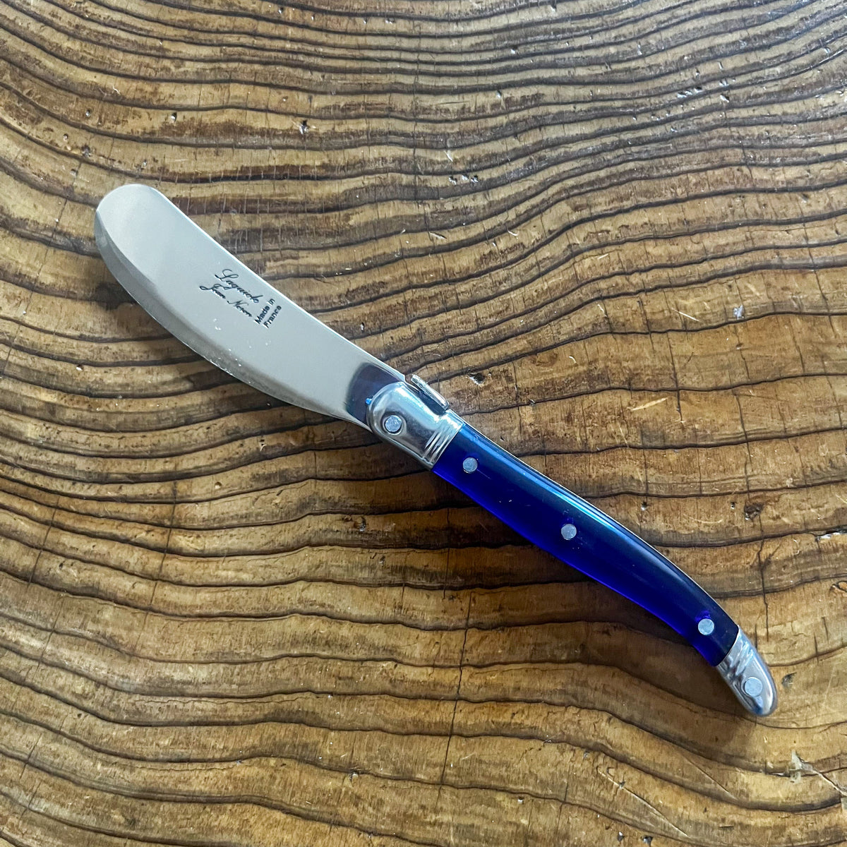 Laguiole Butter knife, French Blue