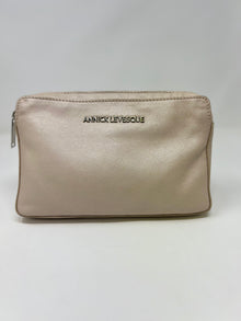 Petit sac bandoulière en Cuir Champagne, Annie