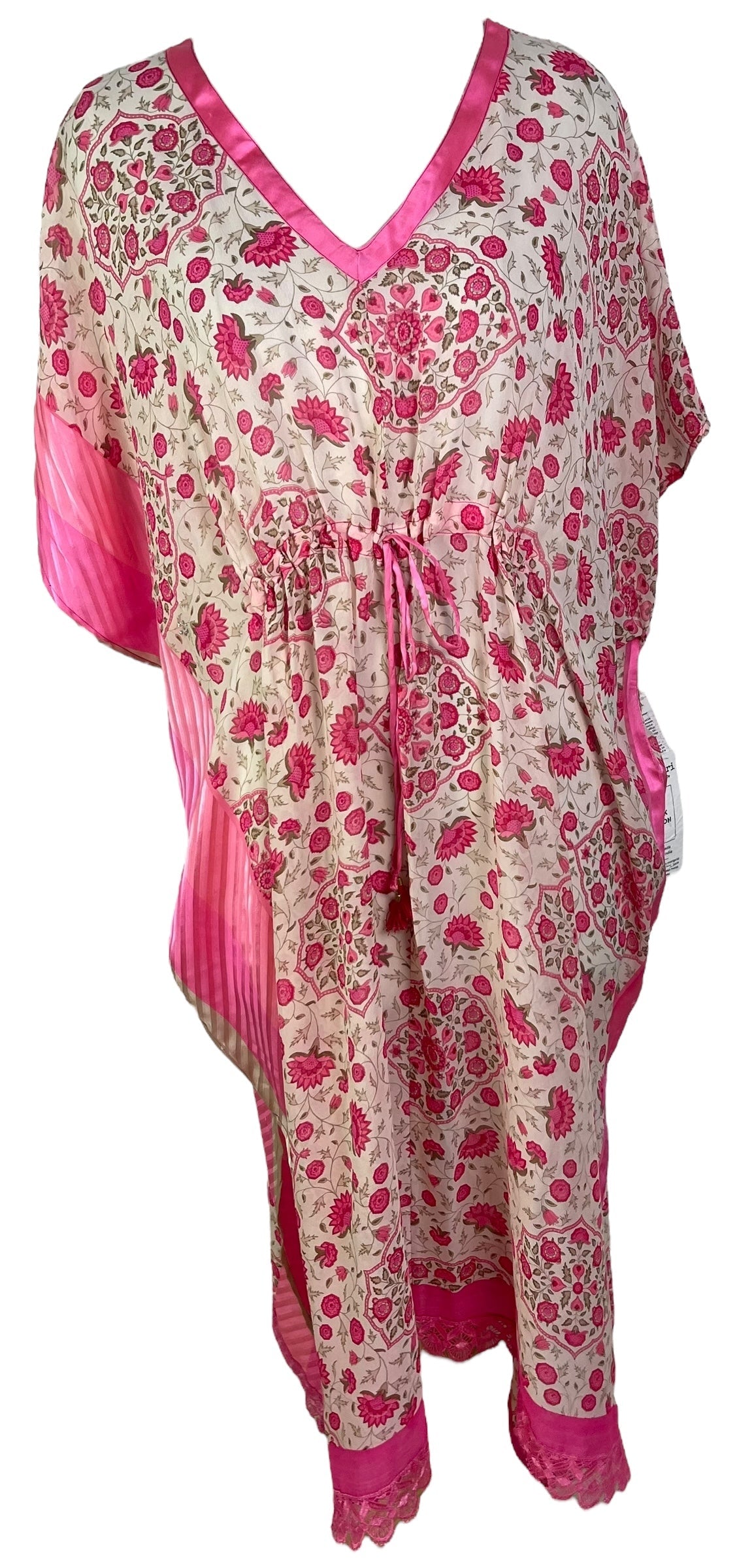 PRG6793 Sheer Avatar Pure Silk Maxi Kaftan
