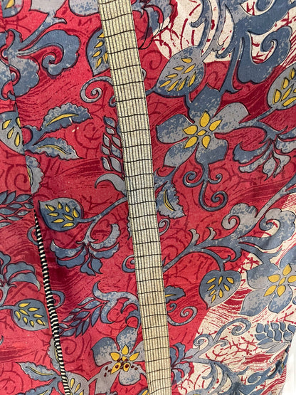 PRC6686 Haut Avatar cascade en pure soie