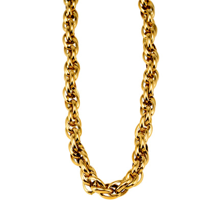 Style ISLINGTON : Collier chaîne multi-maillons épais et complexe