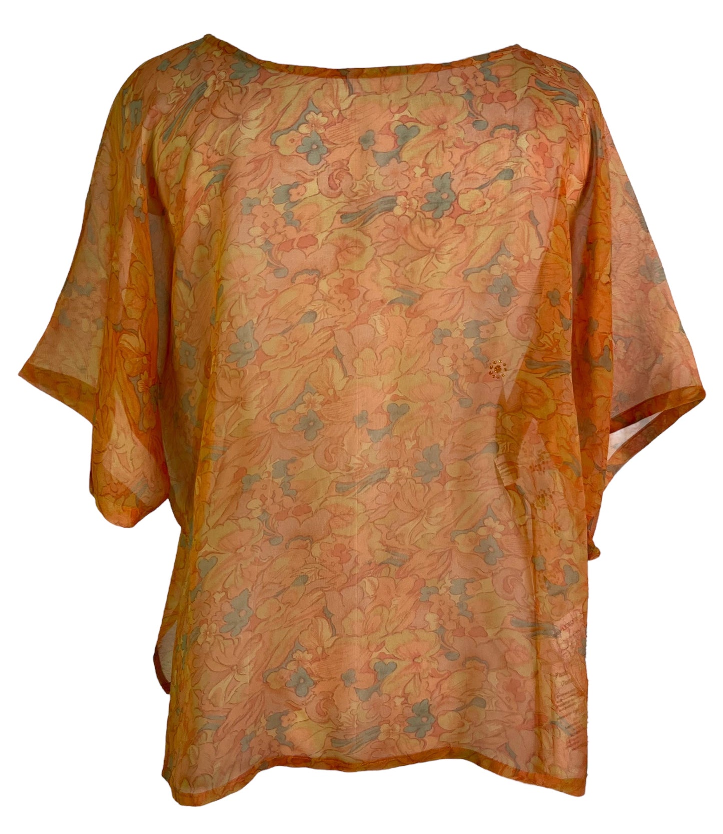 PRG6525 Haut fendue en soie pure Sheer Avatar