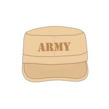 Military Army Castro Hat/Cap - Mockup and Template - 18 Angles, Layered, Detailed and Editable Vector in EPS, SVG, AI, PNG, DXF and PDF